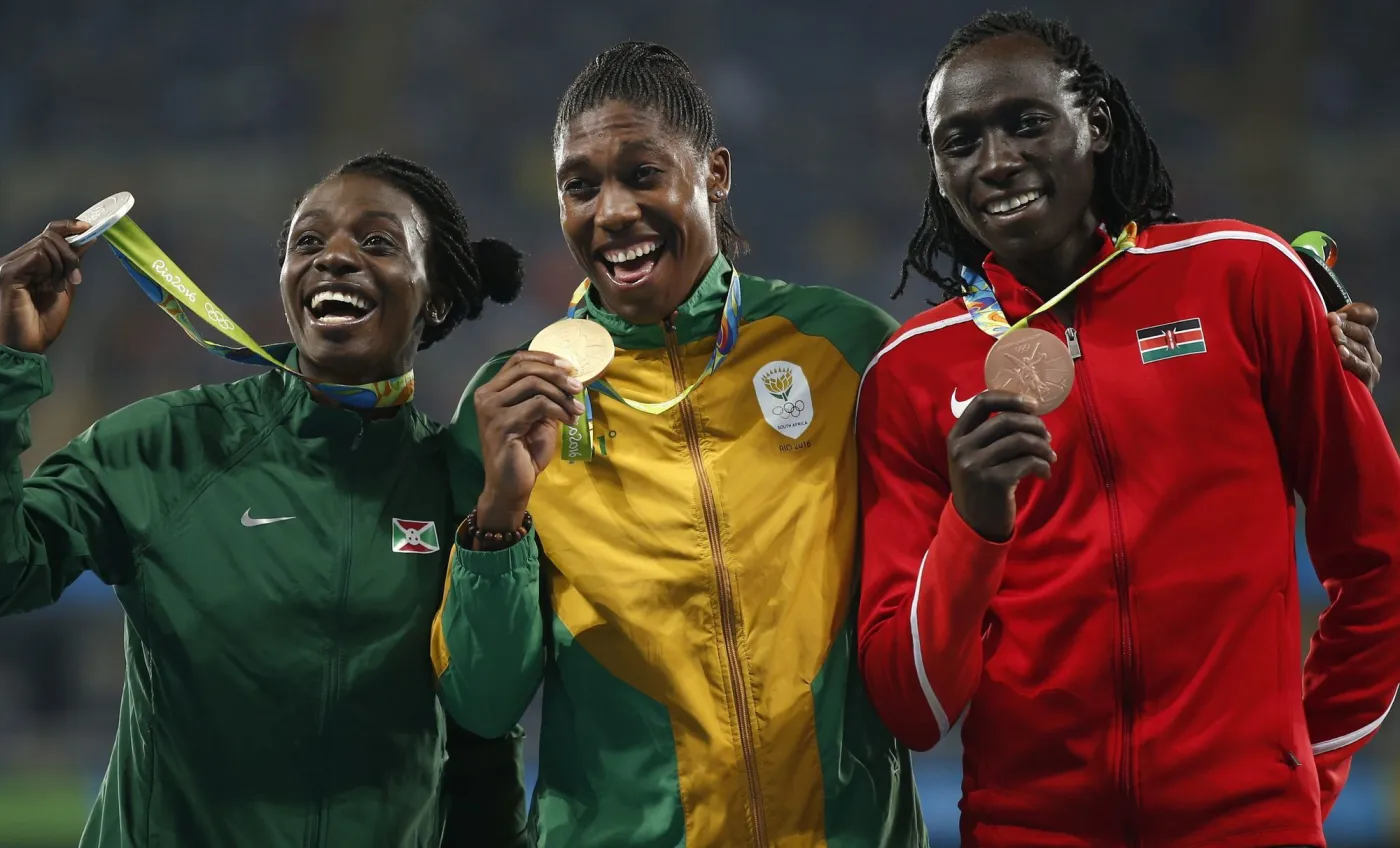 Medalistki biegu na 800 m