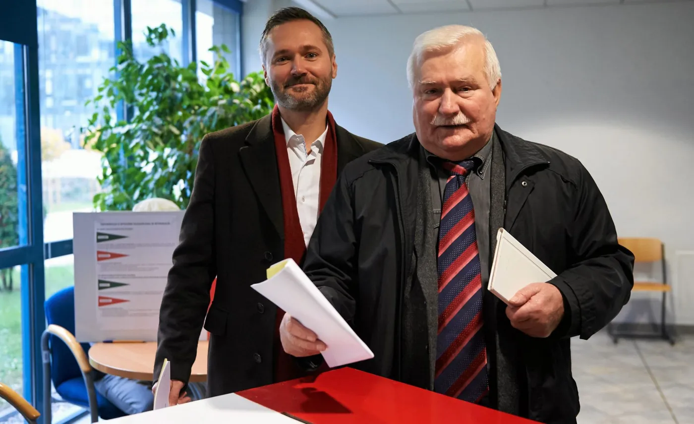 Jarosław i Lech Wałęsa