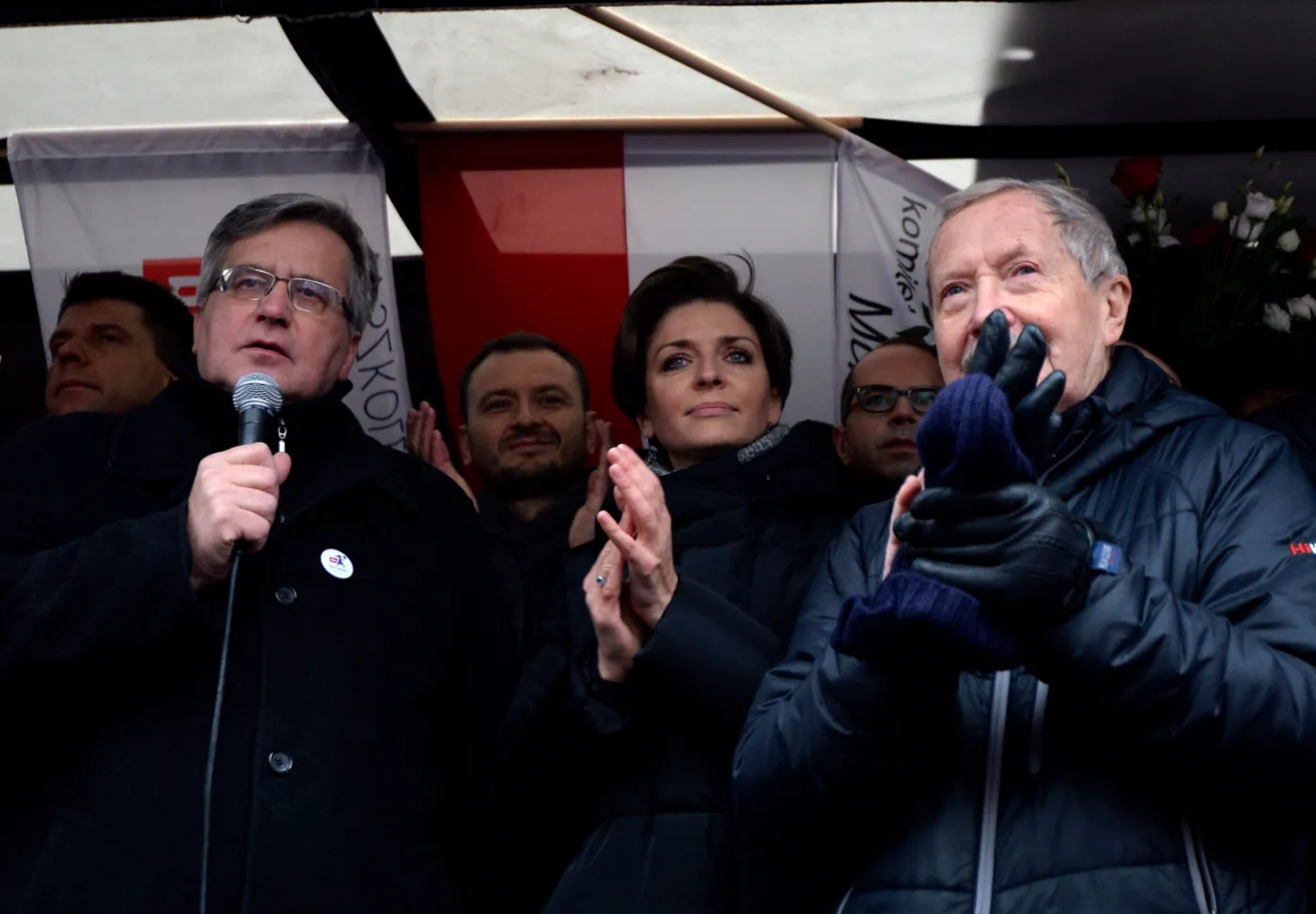 Komorowski wiec przed TK