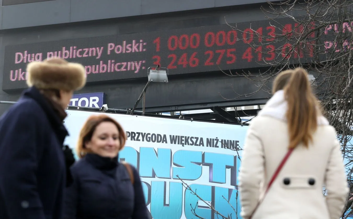 Licznik długu w Warszawie