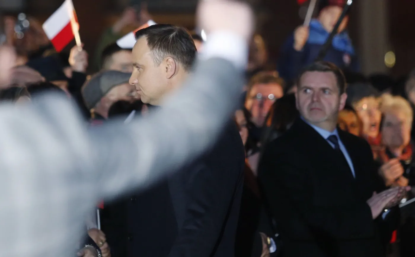 Andrzej Duda na spotkaniu