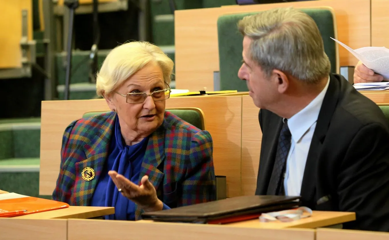 Prof. Ewa Łętowska i prof. Andrzej Zoll