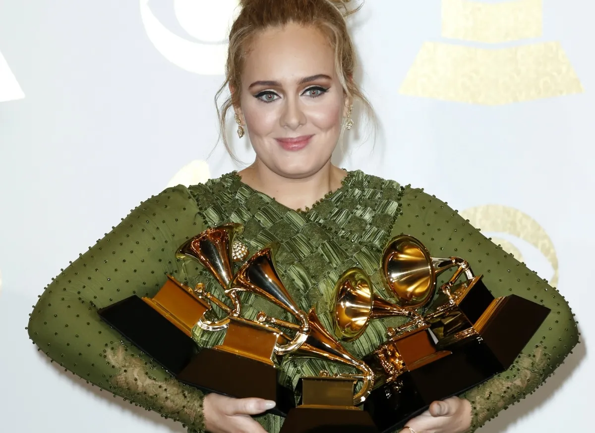 Adele z nagrodami Grammy