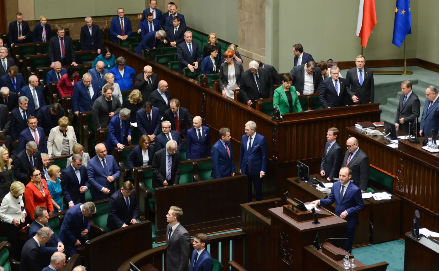 Minuta ciszy w Sejmie