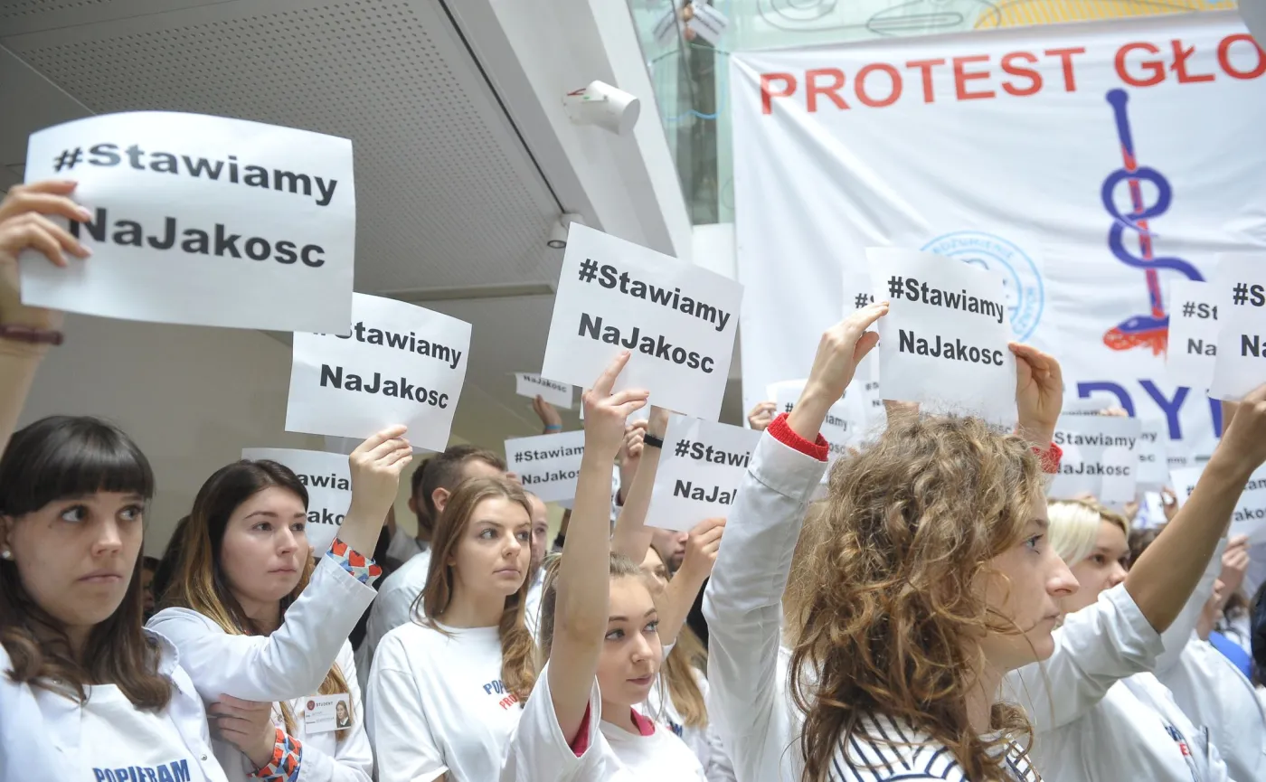 Strajk młodych lekarzy
