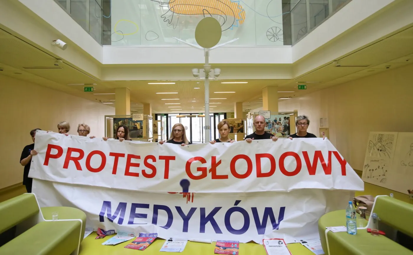 Protest głodowy medyków