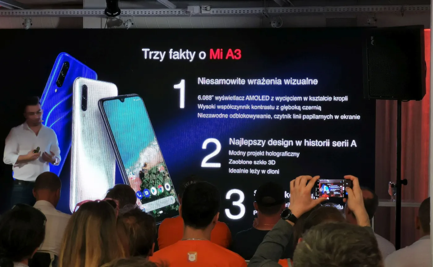 Premiera Xiaomi Mi A3