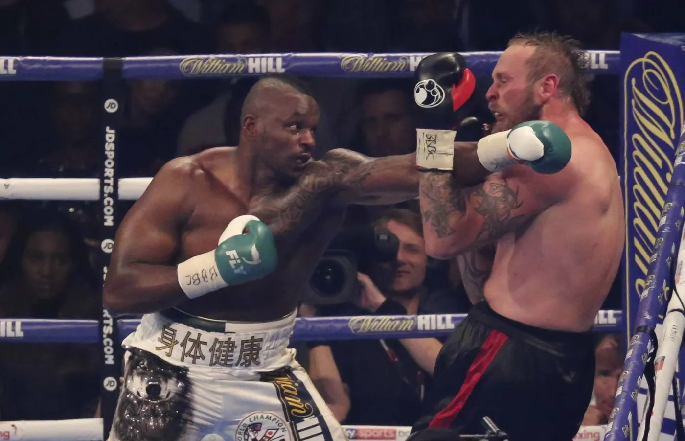 Dillian Whyte (z lewej)