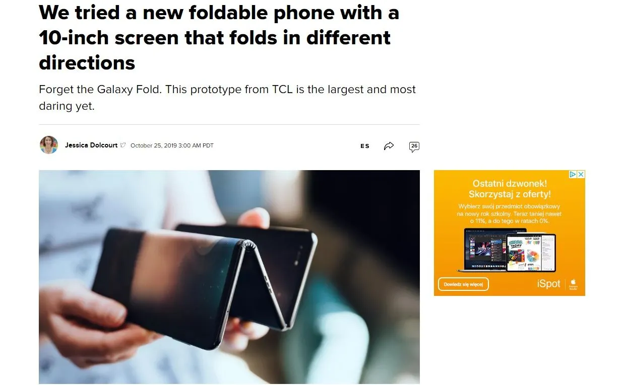 Projekt smartfonu TCL
