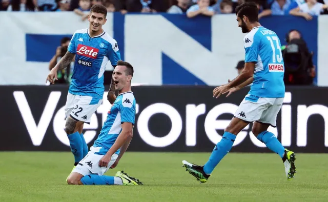 "Polski" mecz w Ferrarze. Gol Milika dał Napoli tylko remis
