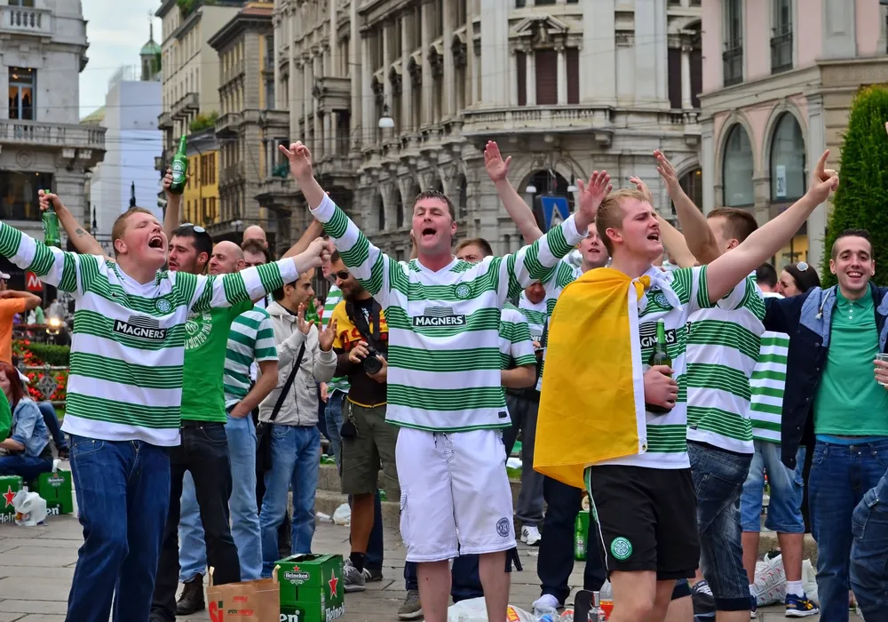 Kibice Celtiku Glasgow