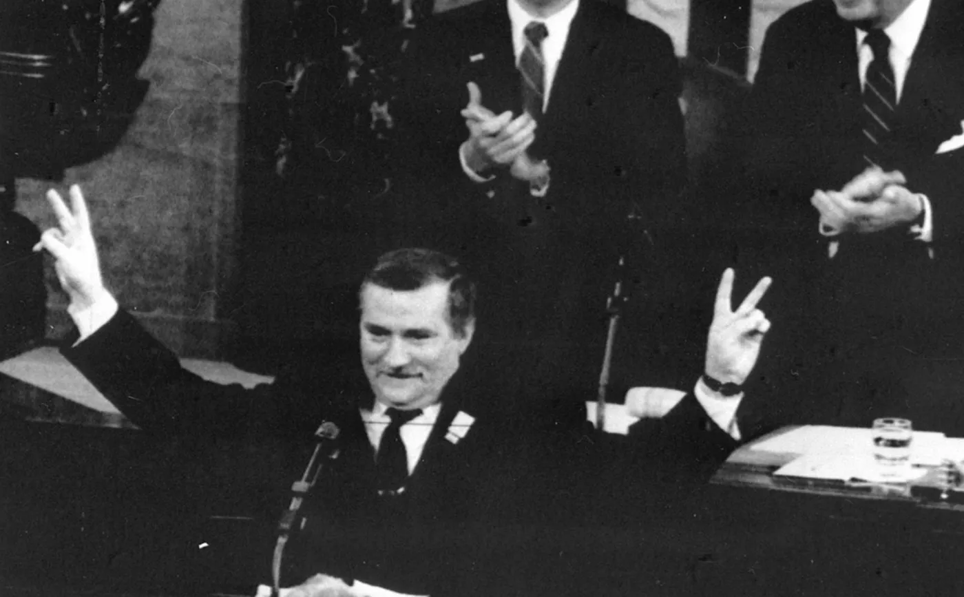 Lech Wałęsa w Kongresie