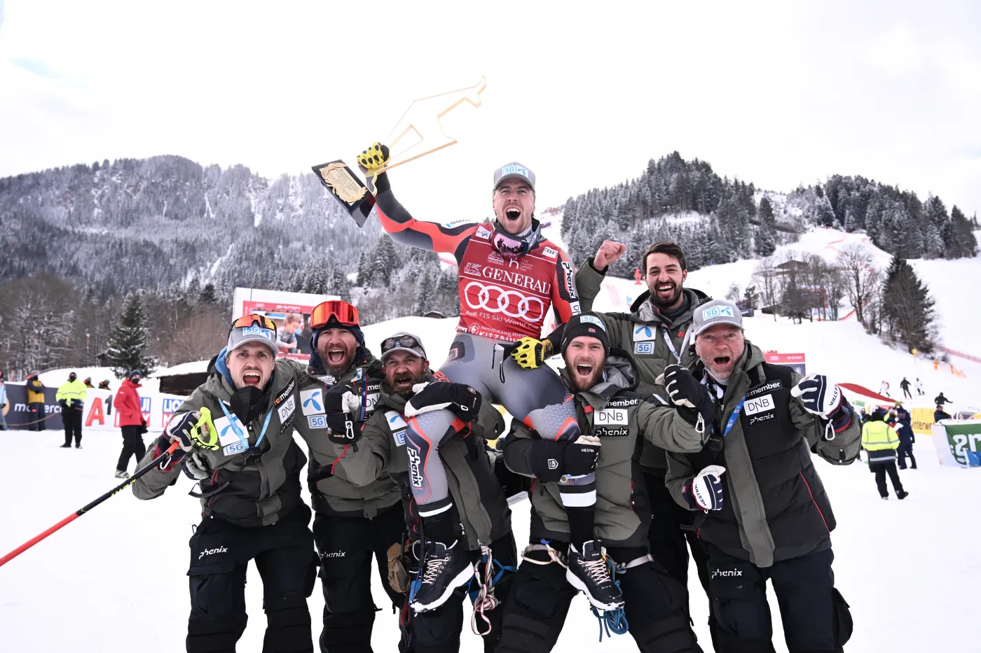 Alpejski PŚ. Aleksander Kilde wygrał zjazd w Kitzbuehel