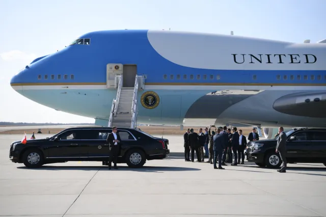 Joe Biden wylądował w Rzeszowie