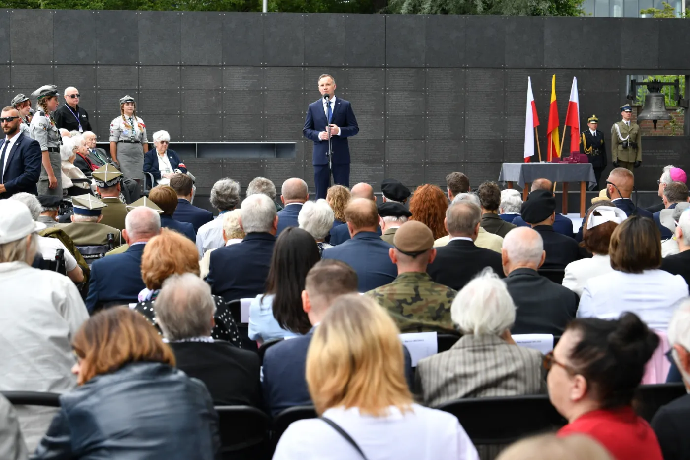 Prezydent Duda: Dziękuję powstańcom warszawskim