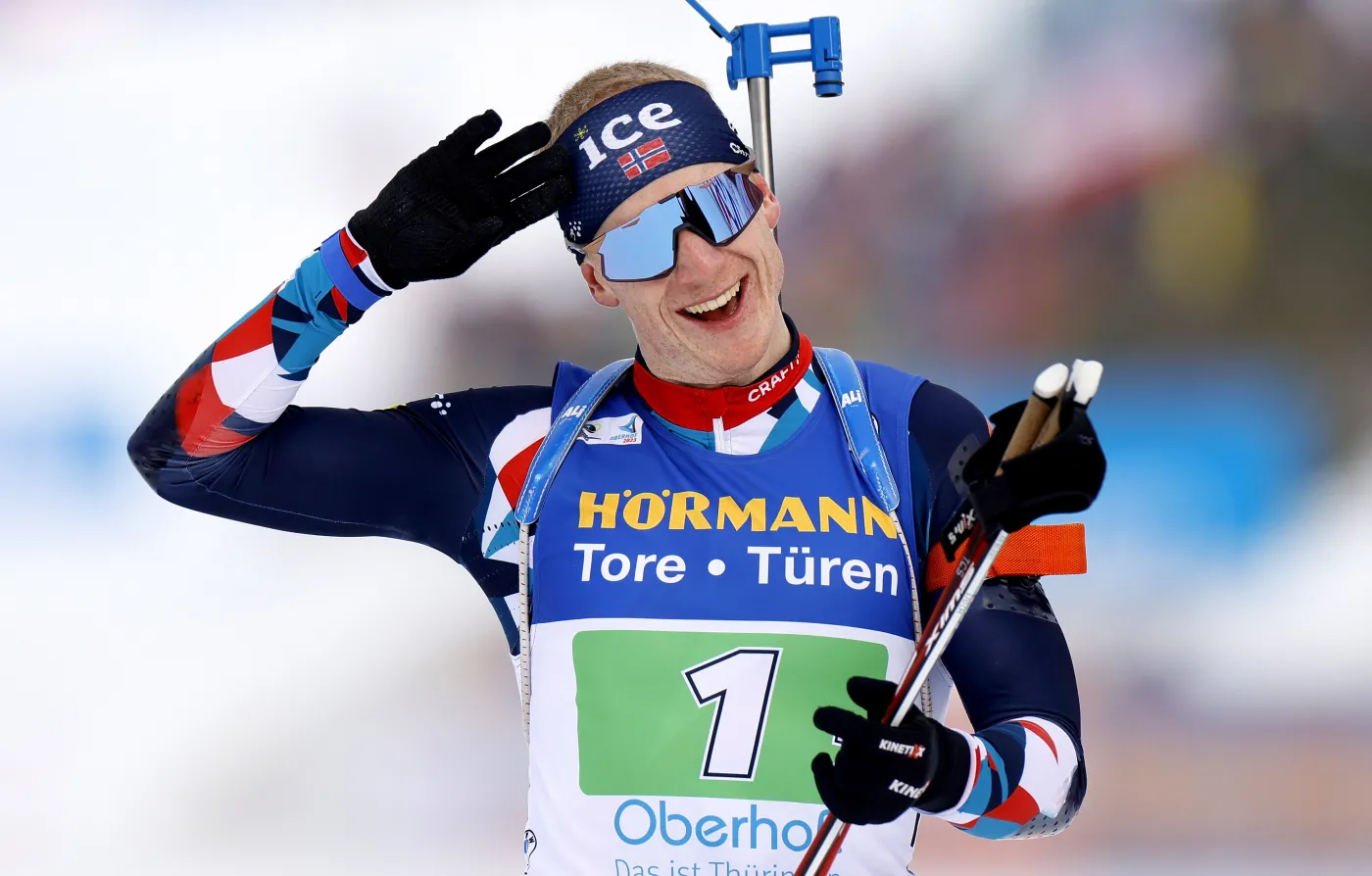 MŚ w biathlonie: Piąty złoty medal Johannesa Boe