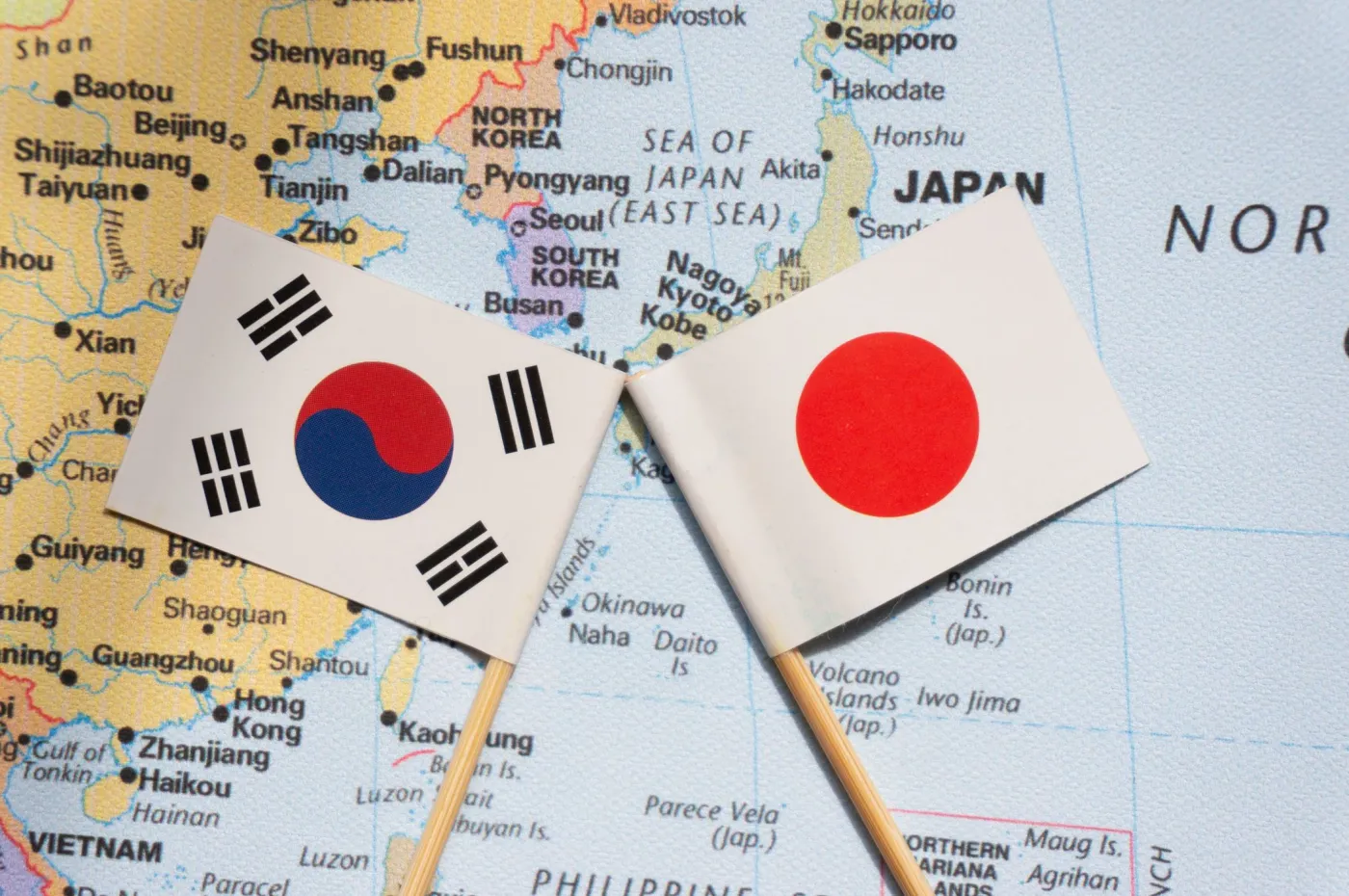 Japonia, Korea Południowa
