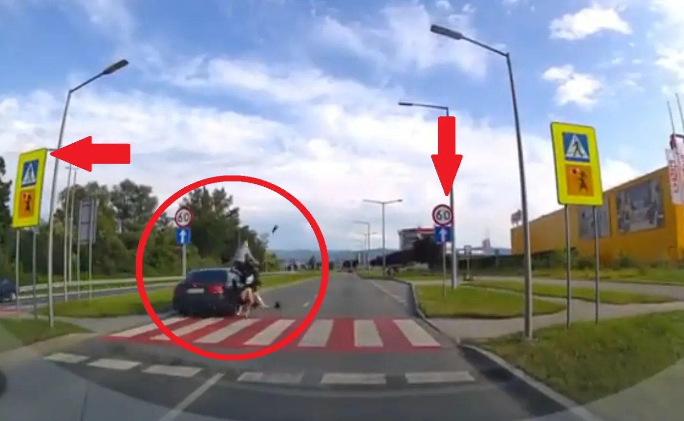 Wypadek w Nowym Sączu