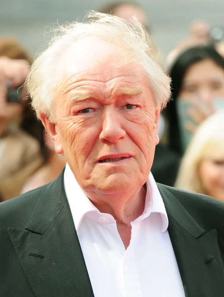 Michael,Gambon,Arriving,For,Premiere,Of,The,Final,Harry,Potter