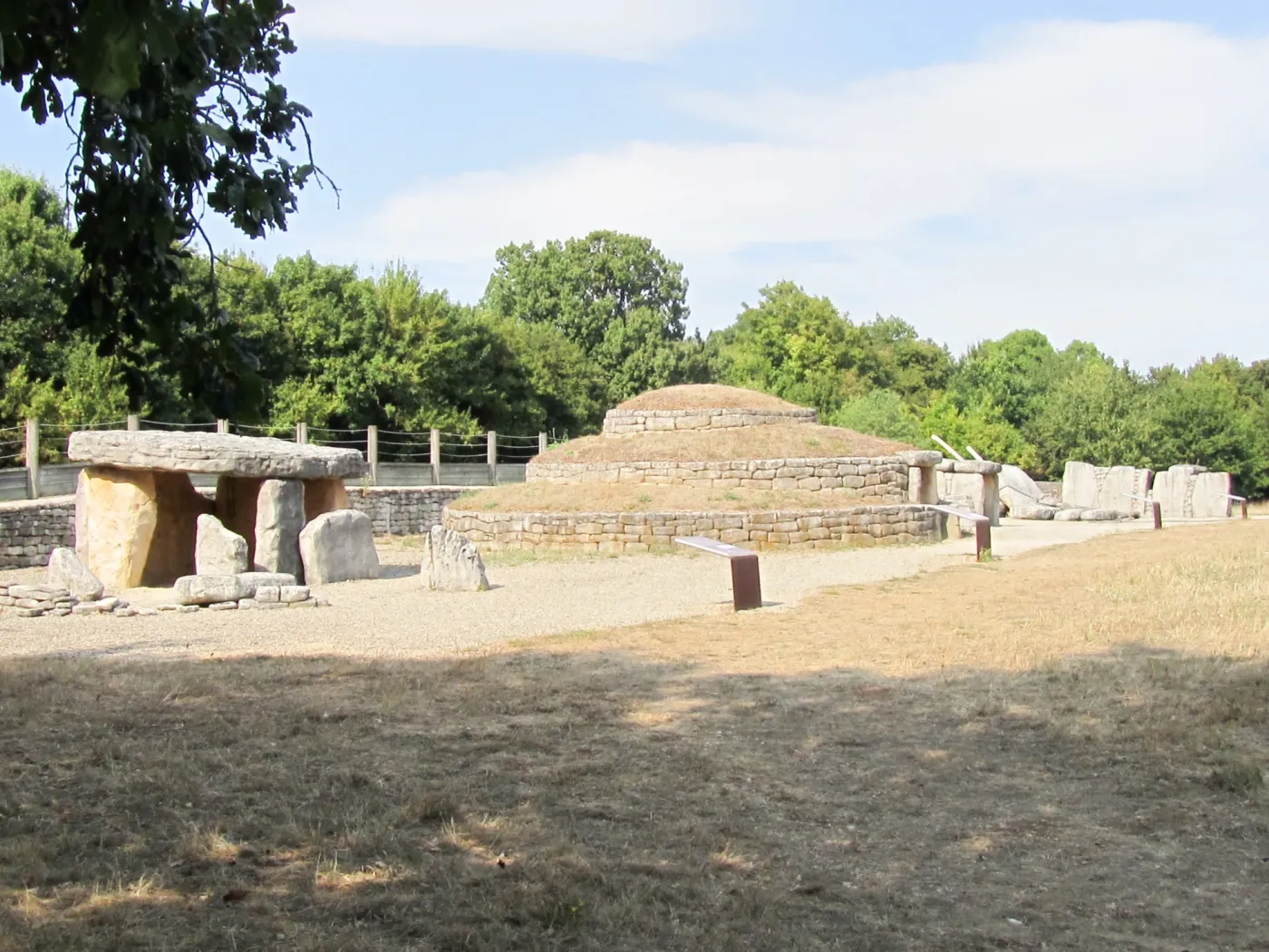 Archaeological,Tumulus,Necropolis,Of,Bougon,Is,A,Group,Of,Five