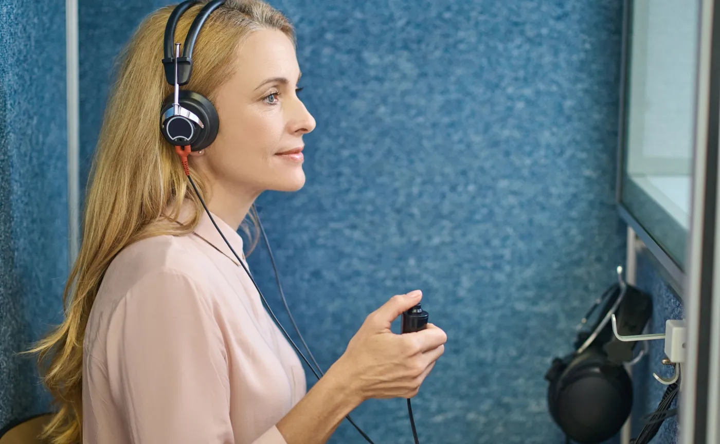 Badanie słuchu: audiometria tonalna