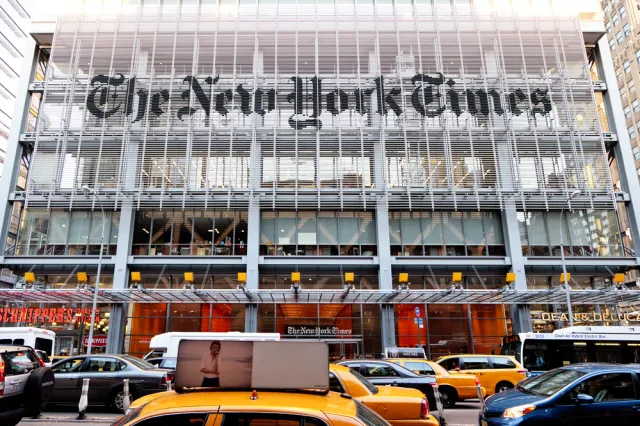 Szturm na budynek New York Timesa. Do siedziby wdarli się demonstranci