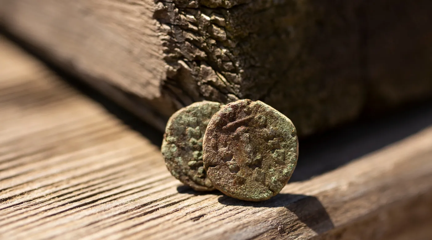 monety, archeologia, znalezisko, bizancjum