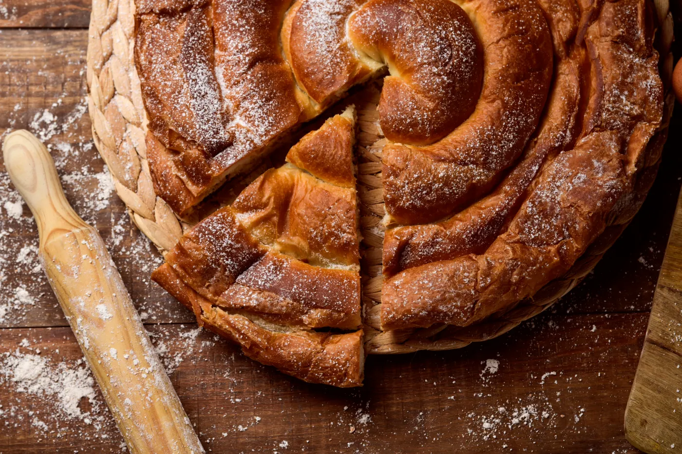 ciasto, wypieki, makowiec, ensaimada, ciasto francuskie