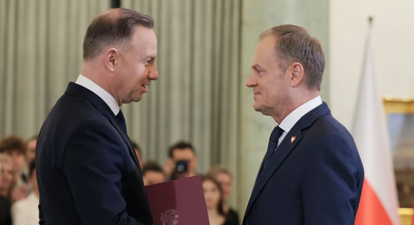 Nie przeszli na "ty". Mastalerek zdradza kulisy rozmowy Tuska z Dudą