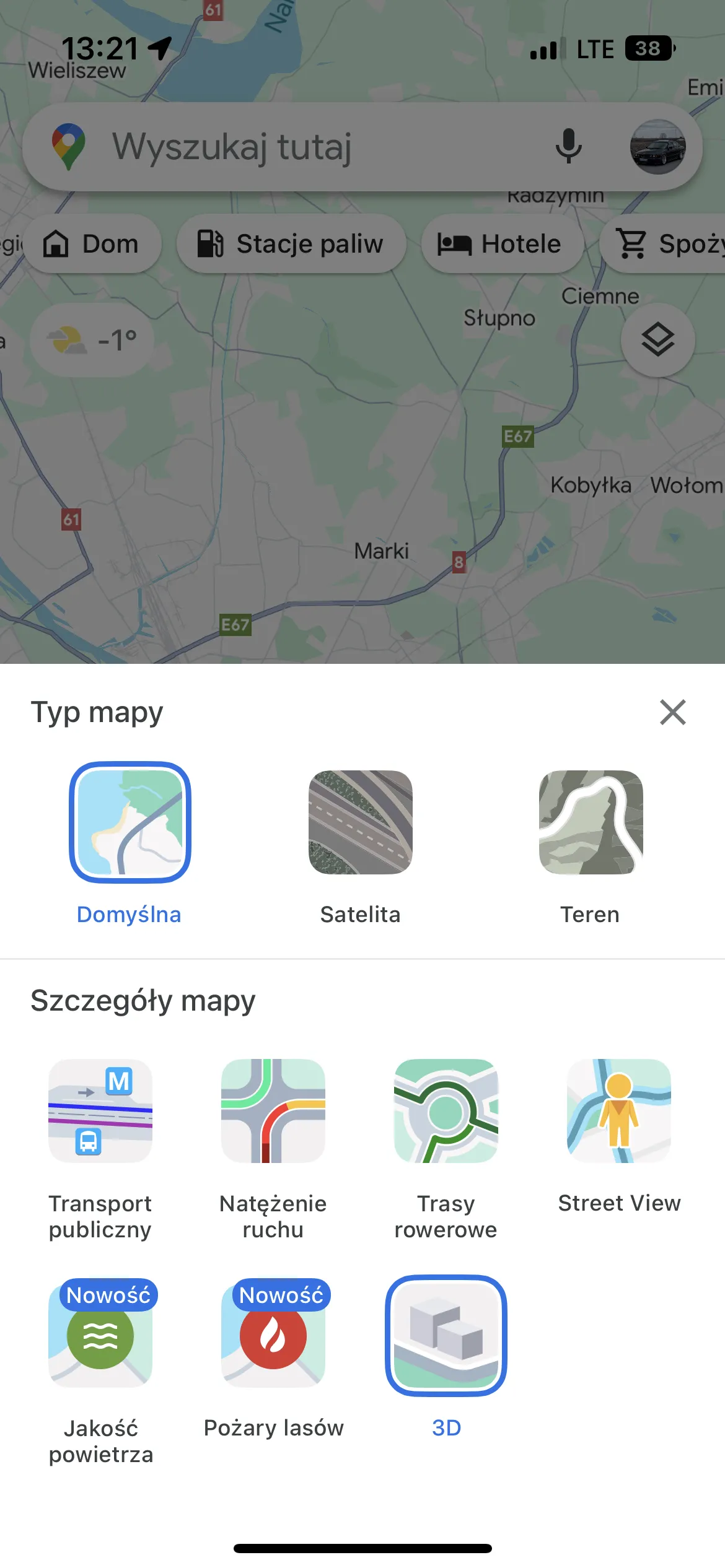 Google Maps nowa funkcja budynki 3D