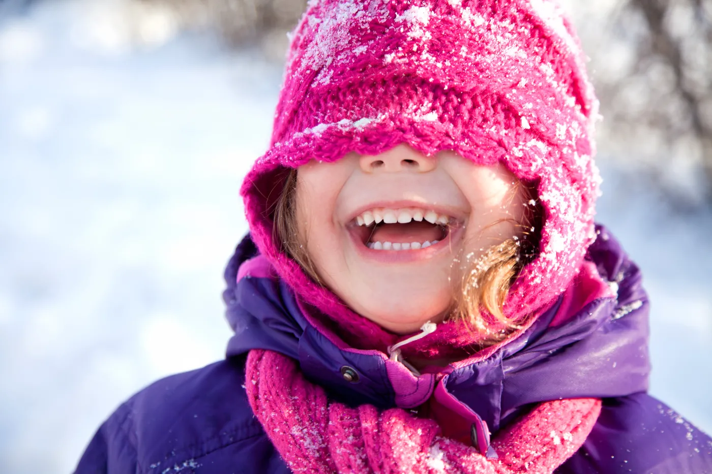 Portrait,Of,Cute,Little,Girl,In,Winter