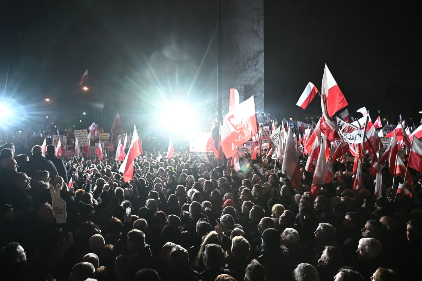 35 tys. osób na proteście przed Sejmem. Dane warszawskiego ratusza
