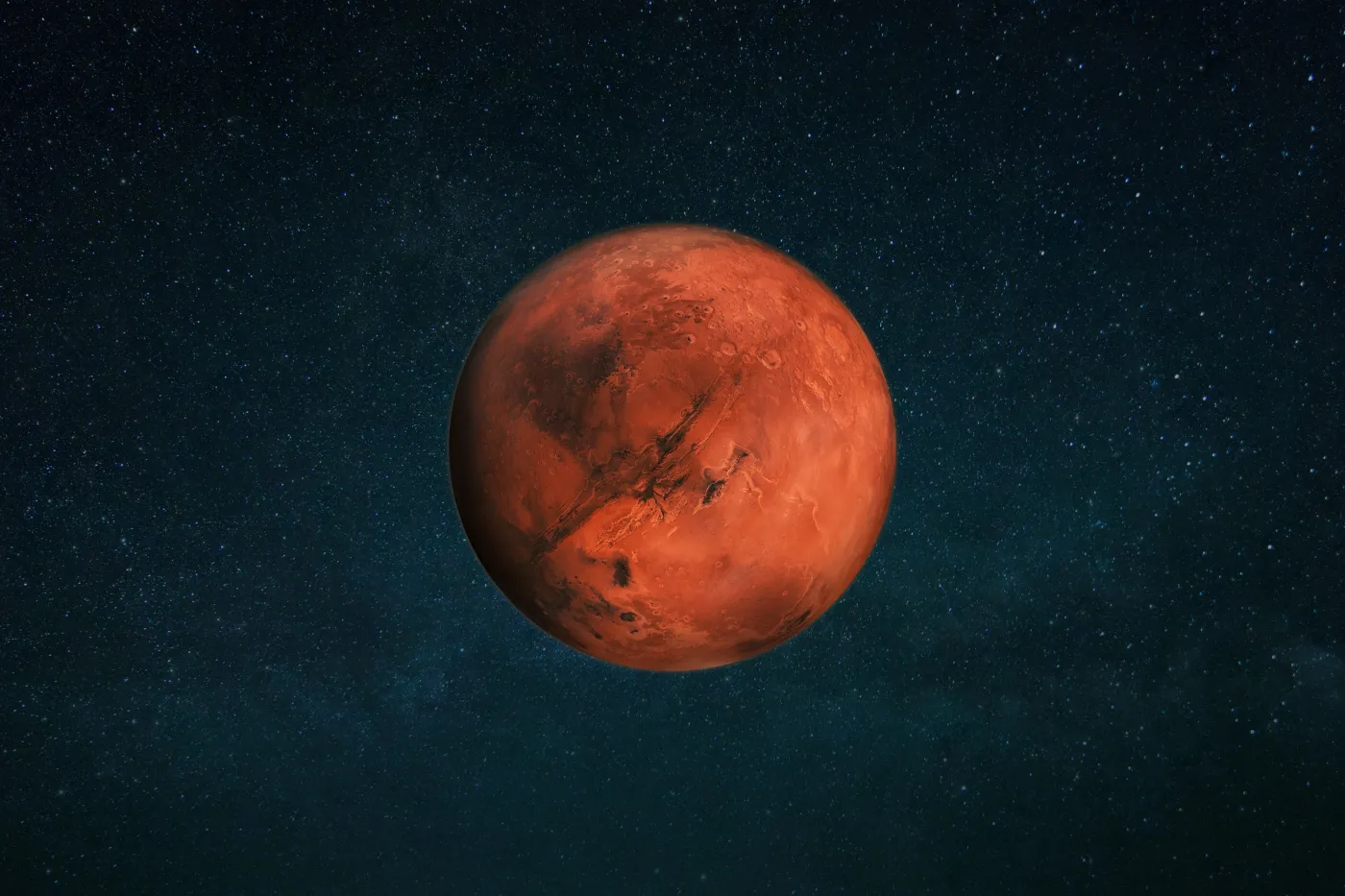 planeta, Mars, kosmos