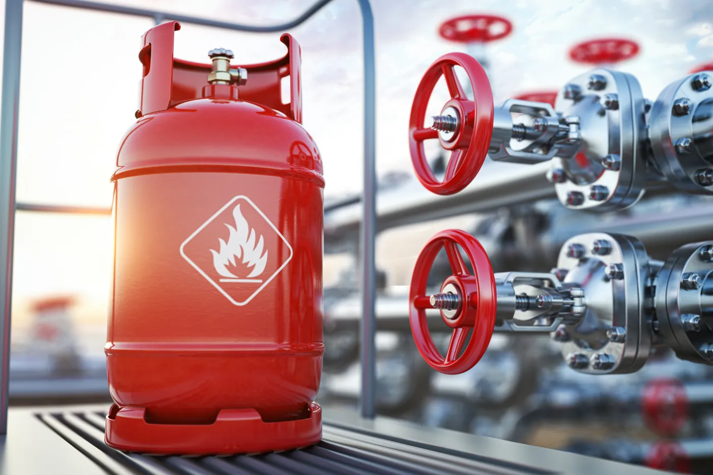 Production,,Delivery,And,Filling,With,Natural,Gas,Of,Lpg,Gas