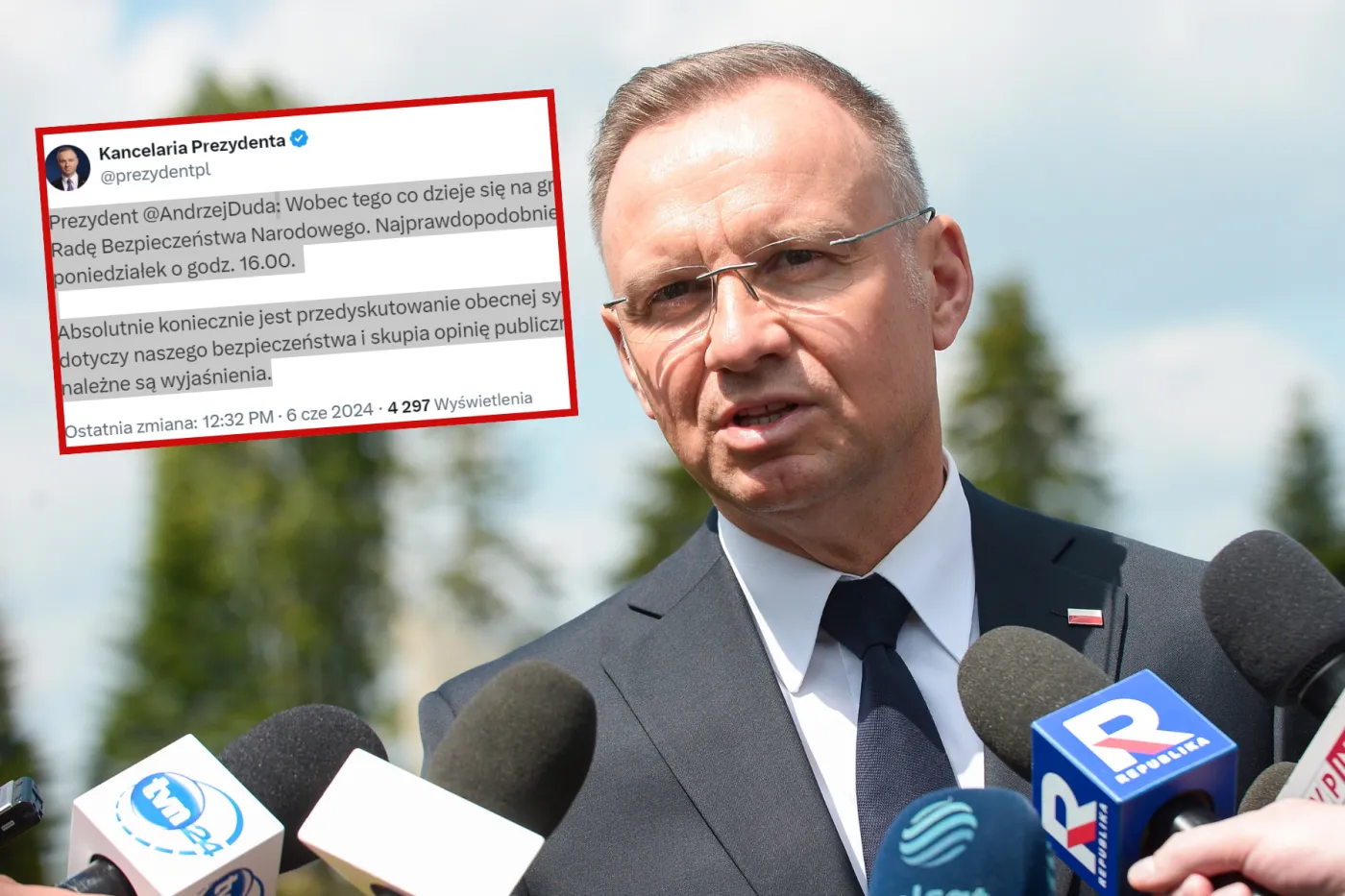 Andrzej Duda zwoluje RBN