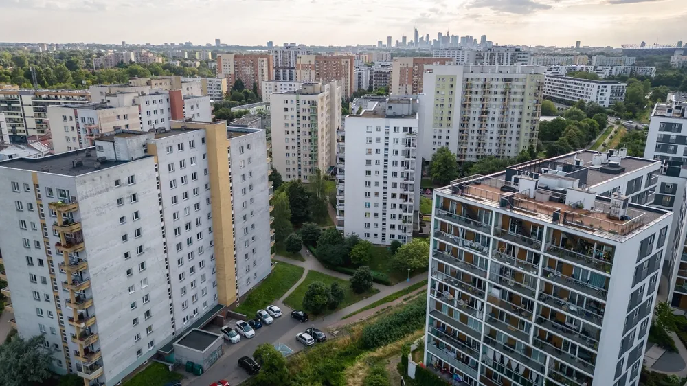 osiedle, blok, Warszawa