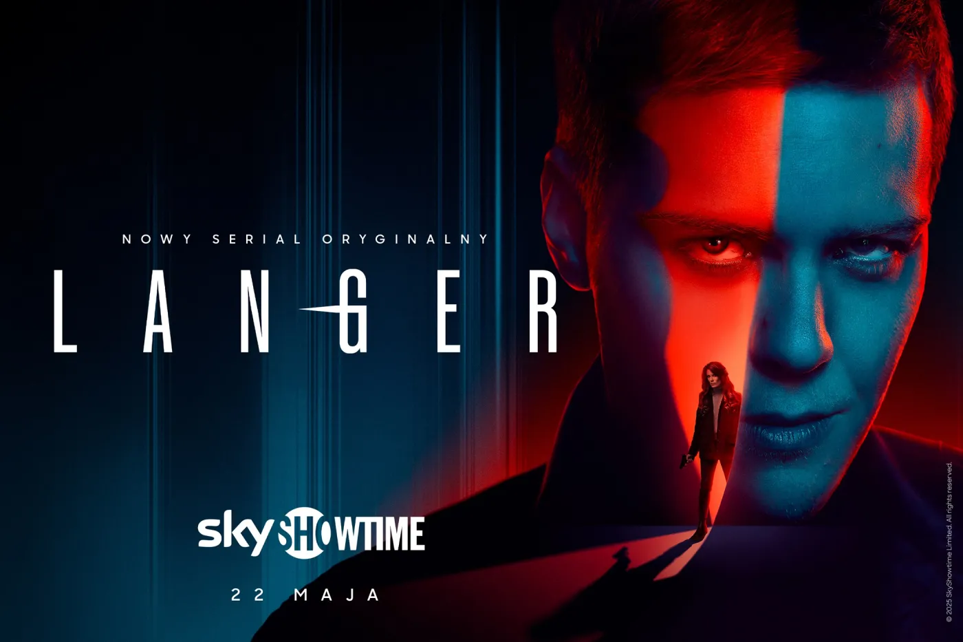 Plakat serialu "Langer"