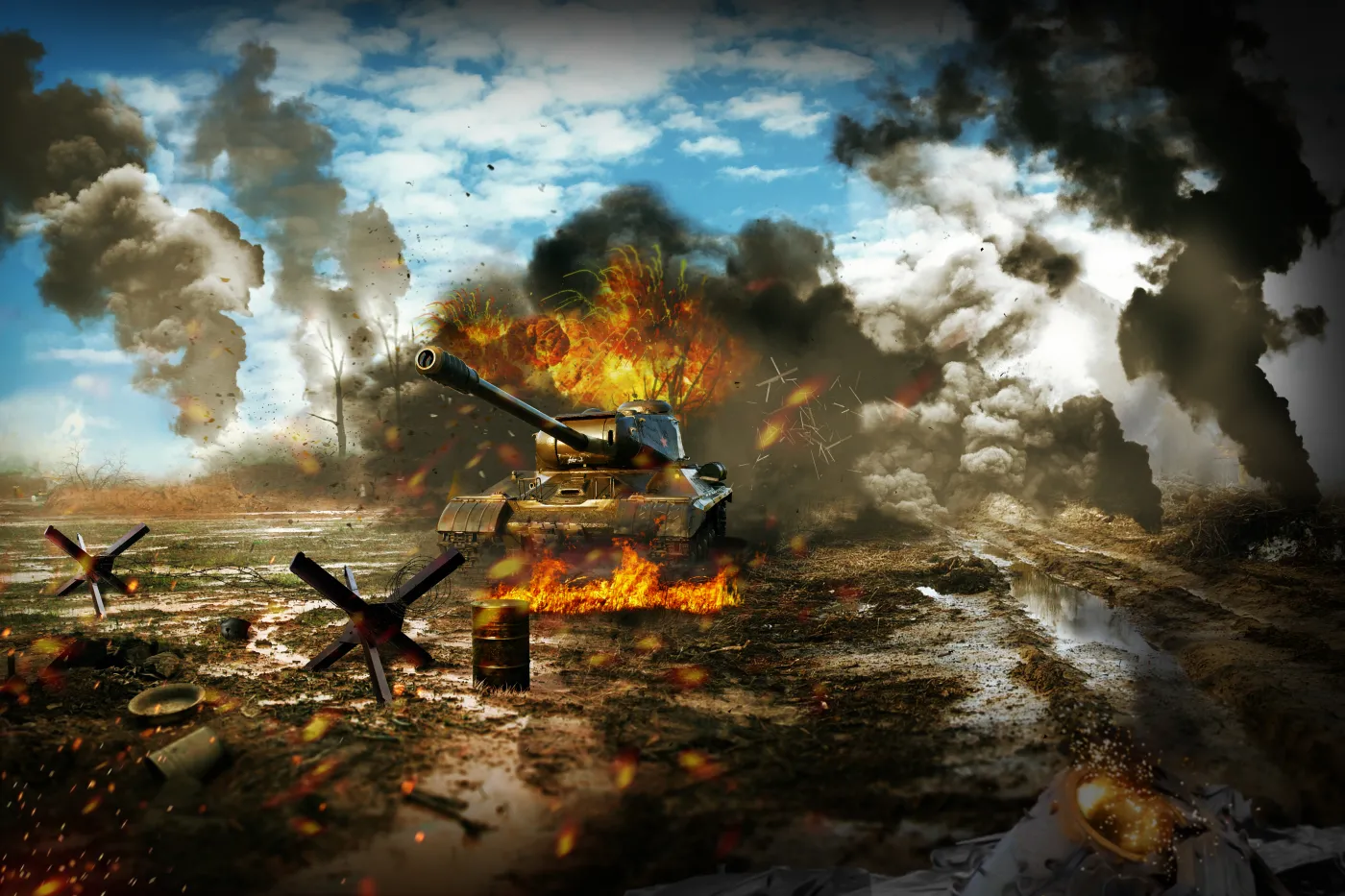 Tank,Mission,To,Destroy,Enemy,Targets