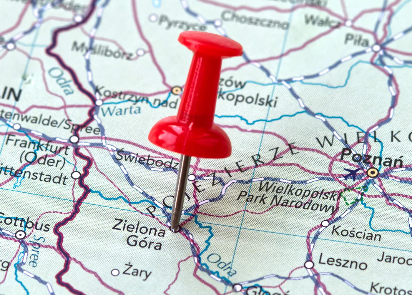 mapa, Polska, mapa Polski