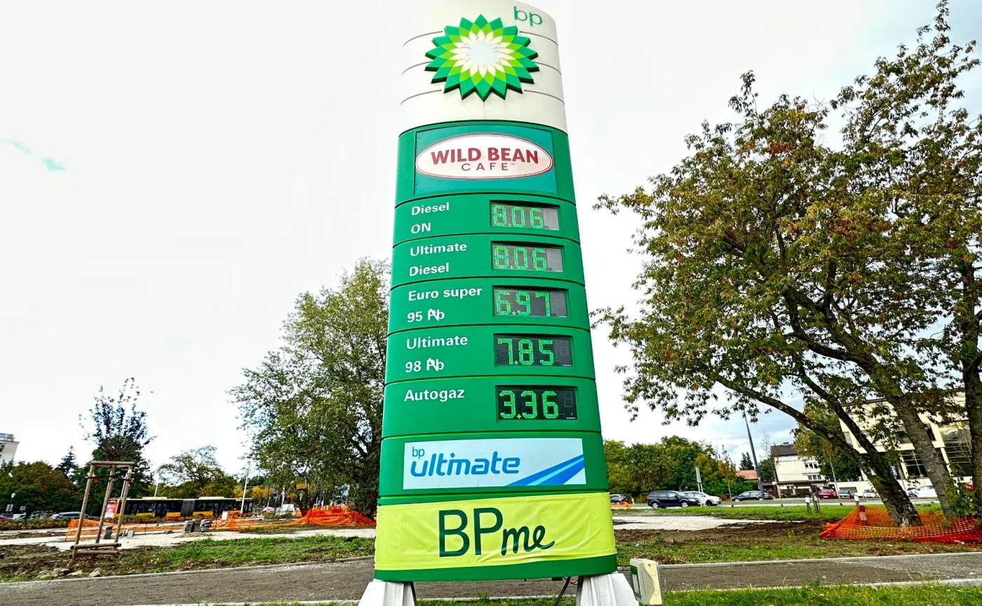 Ceny paliw na stacji BP