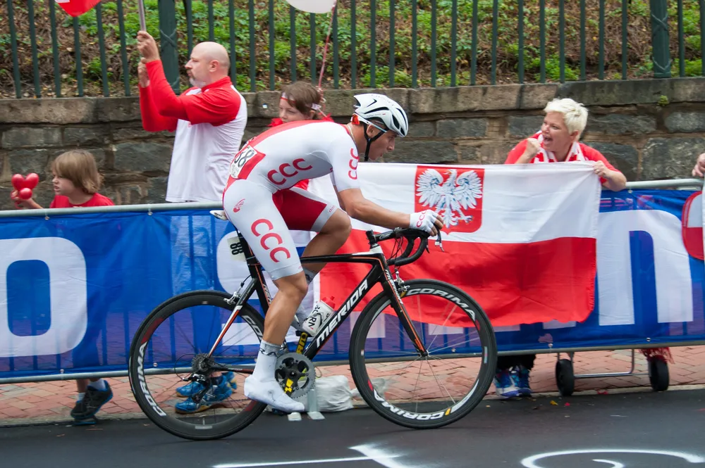 Poważny wypadek i kilka złamań Szymona Sajnoka