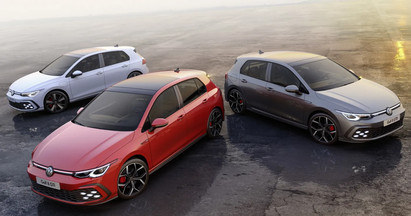 Volkswagen Golf GTE, Golf GTI i Golf GTD
