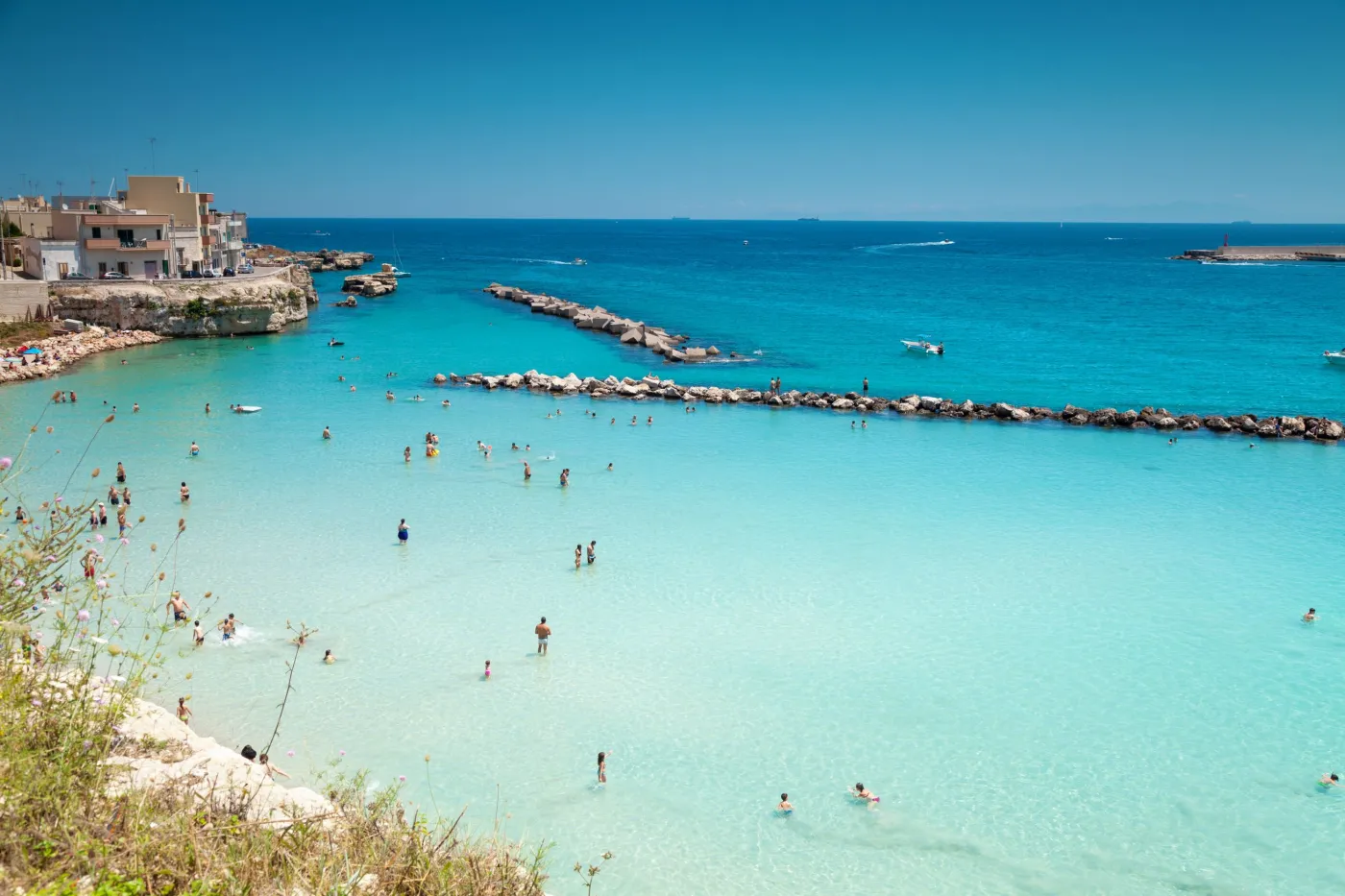 Plaża w Otranto, Włochy