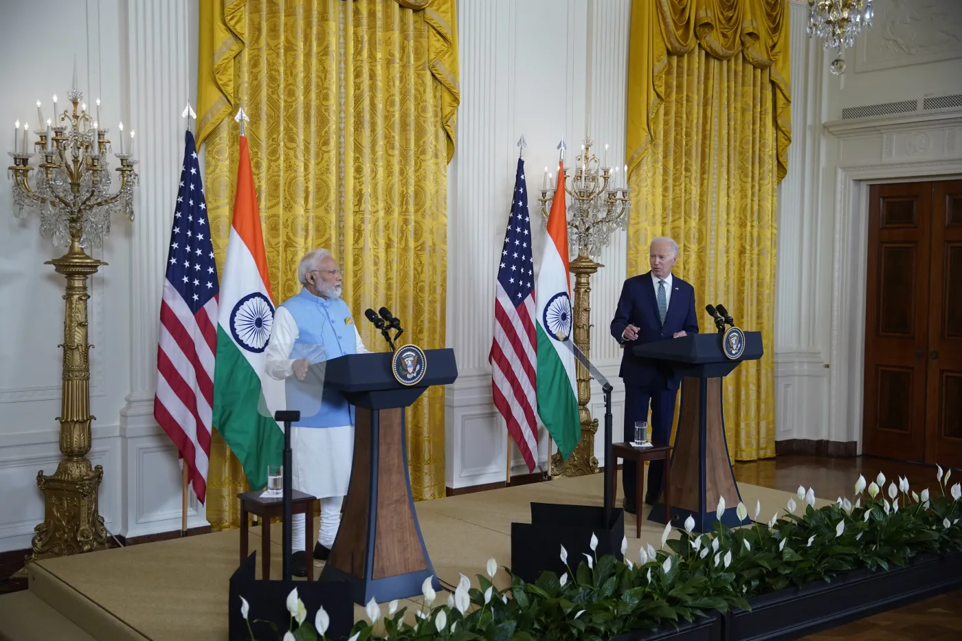 Narendra Modi i Joe Biden 