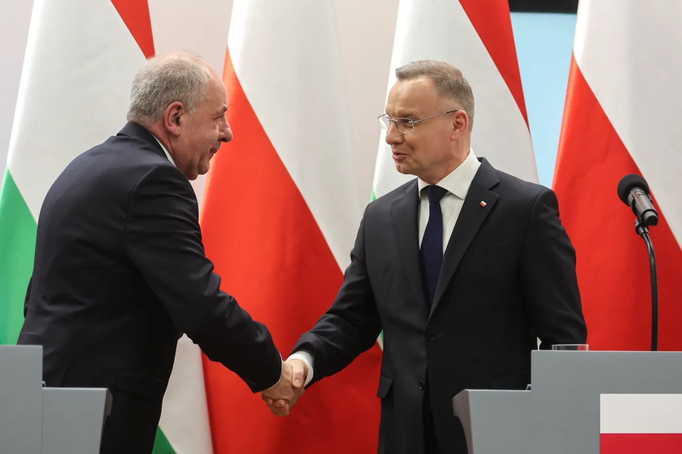 O czym rozmawiali prezydenci Polski i Węgier? Spotkanie Dudy i Sulyoka odbyło się w Starym Sączu