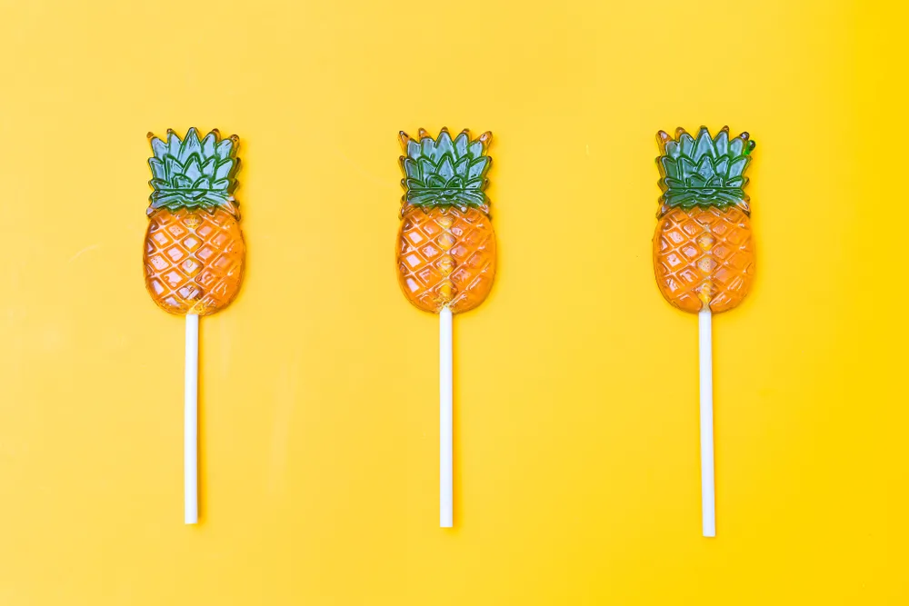lizak lizaki ananas słodycze