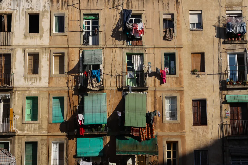 hiszpania barcelona bieda