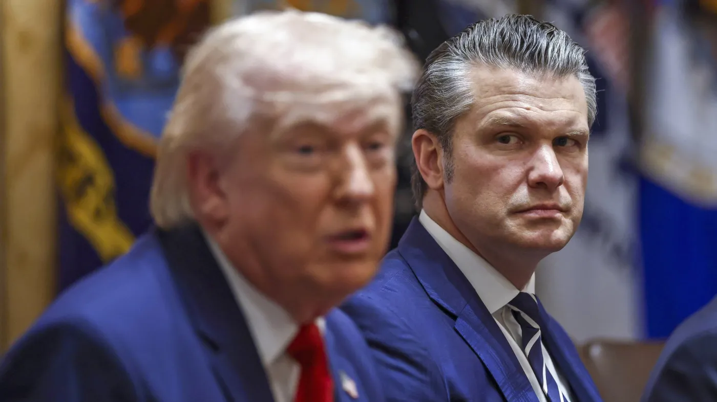 Donald Trump i Pete Hegseth