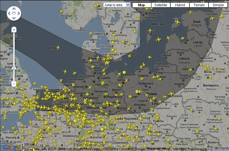 Wybuch wulkanu Grimsvotn: chmura pyłu jest już nad Polską - zobacz mapę