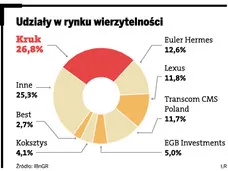 Udziały w rynku wierzytelnośi